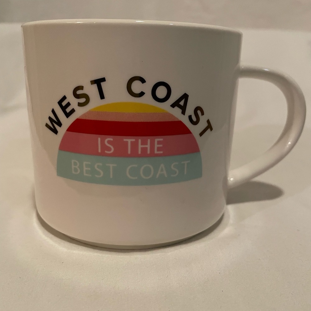Threshold West Coast Mug - White with Multicolor Design